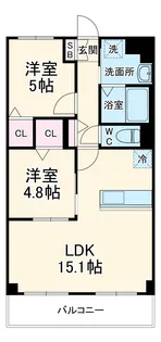 タウラス クレイン【3階】の間取り