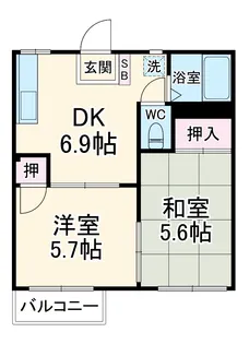 サンヒルズ【2階】の間取り