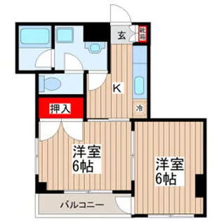 メゾンSK【2階】の間取り