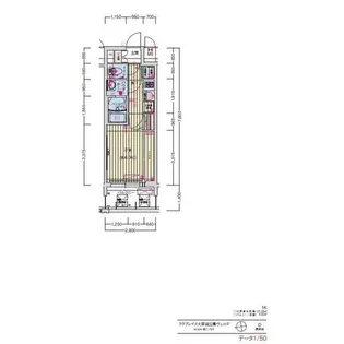 ララプレイス大阪城公園ヴェルデ【8階】の間取り