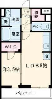 リブリ・北綾瀬【1階】の間取り