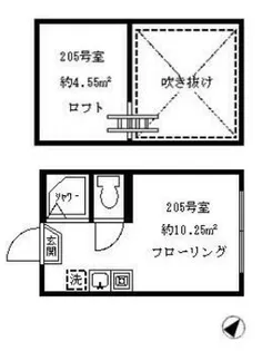 フェリスフルート【2階】の間取り