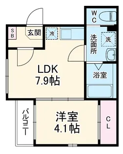 グランフォート【3階】の間取り