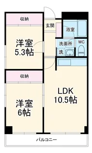メゾン藤が丘【2階】の間取り