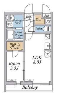 リブリ・北綾瀬【2階】の間取り