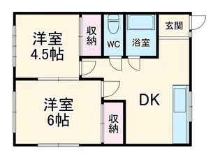 伊藤荘【1階】の間取り
