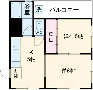 コーポひいらぎ【207号室】の間取り