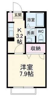 ヴェーラ茅ヶ崎【2階】の間取り