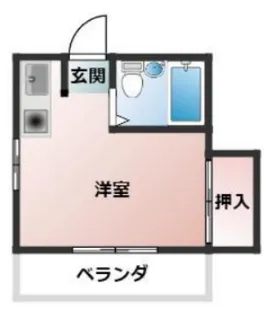 コーポベルセゾン【102号室】の間取り