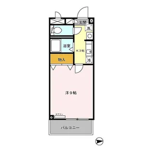 リバービレッジ宝来町【3階】の間取り