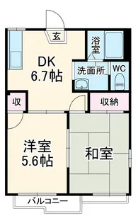 アーバンハイム【205号室】の間取り