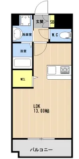 KL樋川【403号室】の間取り