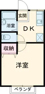 リバティハウス【1階】の間取り