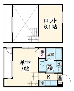 Chalet新検見川【1階】の間取り