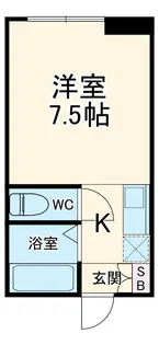 ぐらんどりぶ五番館【302号室】の間取り