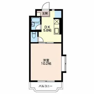 センチュリーKOBAYASHI Ⅰ【2階】の間取り