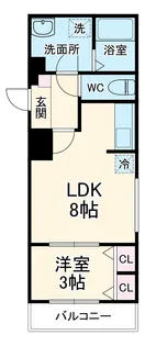 Sereno Palazzo【2階】の間取り