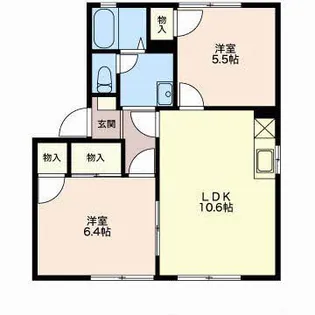 フレグランス天野C【1階】の間取り