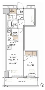 プライムネクサス大森北【3階】の間取り