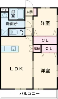 マンションシエル【3階】の間取り