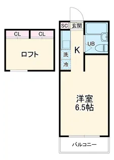 山手台ハイム【1階】の間取り