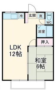 エステートピア湘南【1階】の間取り