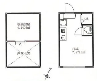 フェリスアンナ【1階】の間取り