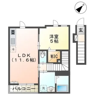 Lina【2階】の間取り