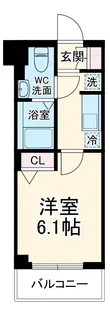 SーRESIDENCE行徳courant【1階】の間取り