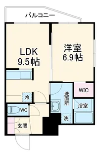SーRESIDENCE行徳courant【4階】の間取り