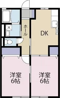 ファミーユ秋山【2階】の間取り