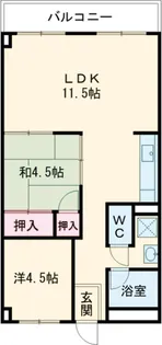 レジデンス80【302号室】の間取り