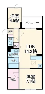 NOBLE VILLA浦和美園【1階】の間取り