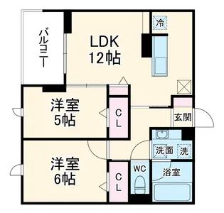 NOBLE VILLA浦和美園【1階】の間取り