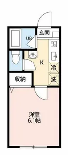 八千代台東3丁目共同住宅【101号室】の間取り