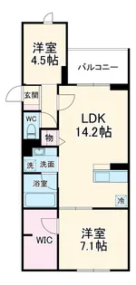 NOBLE VILLA浦和美園【2階】の間取り