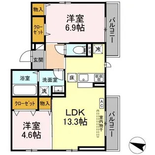 LAULEA【1階】の間取り