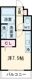 戸祭ヴィラージュ【1階】の間取り