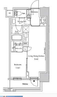 ザ・パークハビオ蕨【6階】の間取り