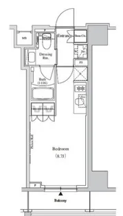 ザ・パークハビオ蕨【3階】の間取り