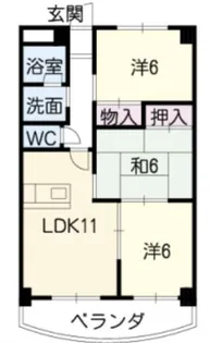 グランド・ルー【102号室】の間取り