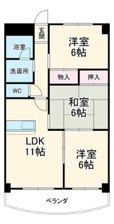 グランド・ルー【202号室】の間取り