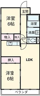 さくら大栄ビル【505号室】の間取り