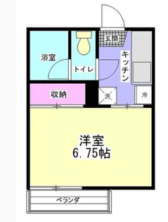 ルックスⅡ【101号室】の間取り