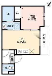 グロースフル南行徳【3階】の間取り