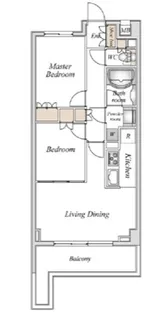 JMFレジデンス赤羽志茂【3階】の間取り