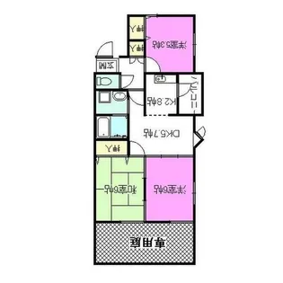 ルートカメリア【201号室】の間取り