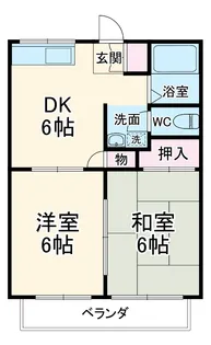 プラスパー深山1【2階】の間取り