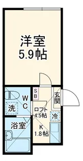 RA・湘南【1階】の間取り