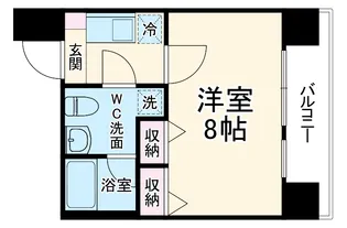 プレサンスNEO京都烏丸【10階】の間取り